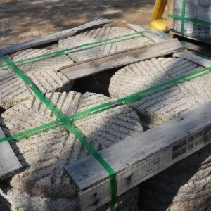 화강암 디딤석 (빗살 원형 호피) 50T 500파이